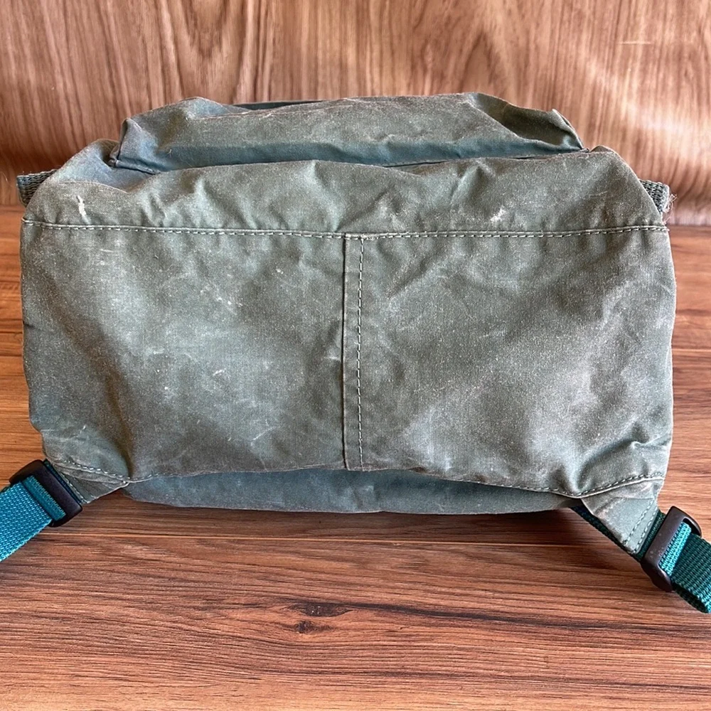 Pre-owned Fjallraven Kanken Backpack Unisex Green Travel Bag Sweden Travel